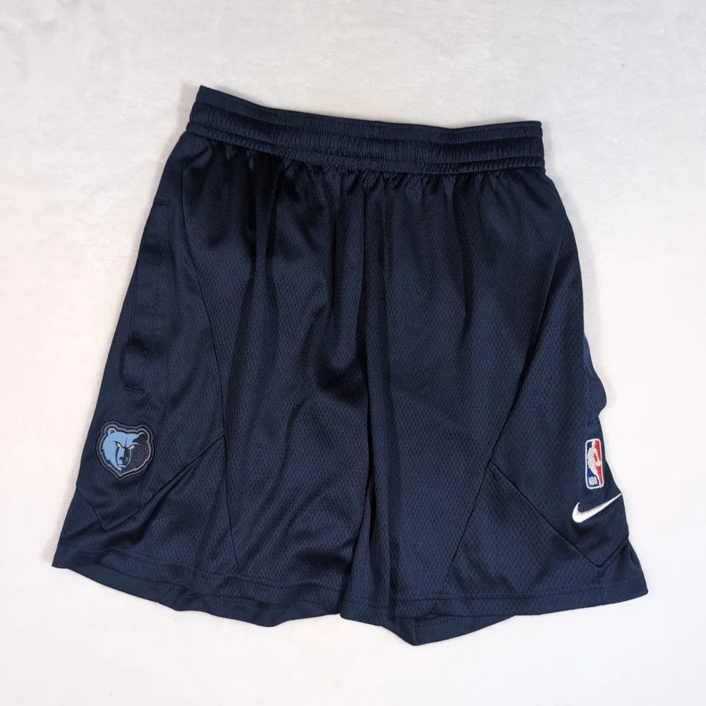 Nike Memphis Grizzlies NBA Shorts Mens Small Navy Blue Dri-FIT DA7824 Basketball